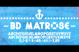 BD Matrose: A Bold Display Font for Impactful Campaigns