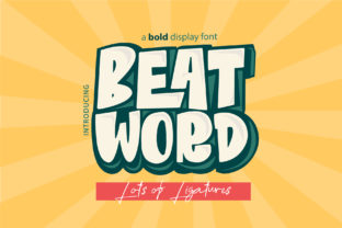 Beat Word: A Playful Display Font for Modern Web Design