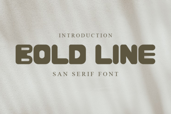 Bold Line: A Versatile Display Font for Editorial Design