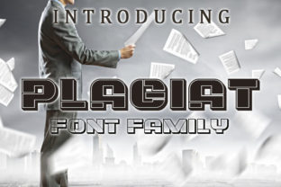Bring Retro Charm to Your Creations with Plagiat Font