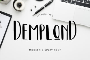 Demplond: A Modern Display Font for Bold Campaigns