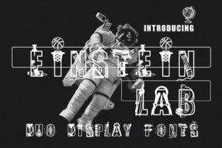 Einstein Lab: A Display Font for Science-Inspired Craft Projects