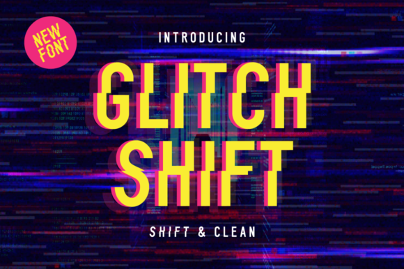 Glitch Shift: A Bold Display Font for Dynamic Campaigns