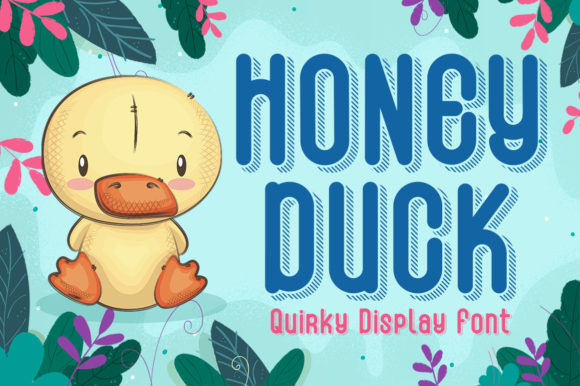 Honey Duck: A Quirky Display Font for Editorial Creativity