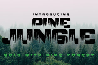 Pine Jungle: A Font for Digital Branding and Web Design