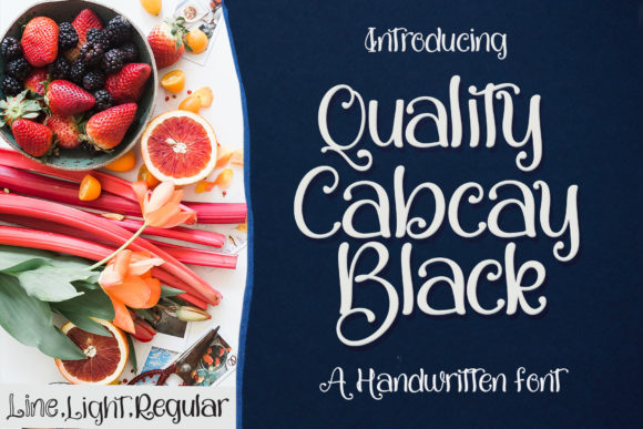 Quality Capcay: A Modern Font for Business Branding