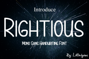 Rightious: A Font That Elevates Your Brand