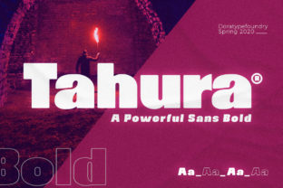 Tahura: A Luxurious Display Font for Editorial Elegance