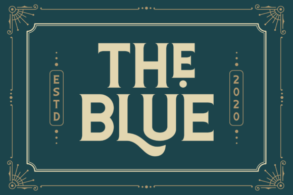 The Blue: A Font That Brings Nostalgia to Your Brand